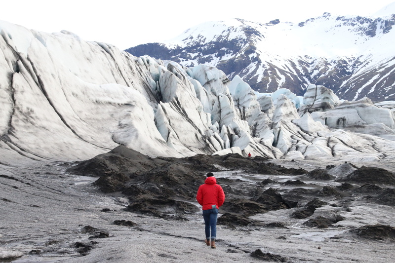 fashion, windbreaker, 5K, contemplate, style, real people, people, tranquil scene, snow, man, warm clothing, ice, snowcapped mountain, walk, rear view