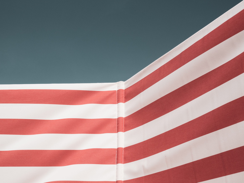uSA, america, flag, striped, sign, patriotism, no People, beach, summer, line, stripe, white, symbol, blue, minimal, sky, windbreak, national Landmark