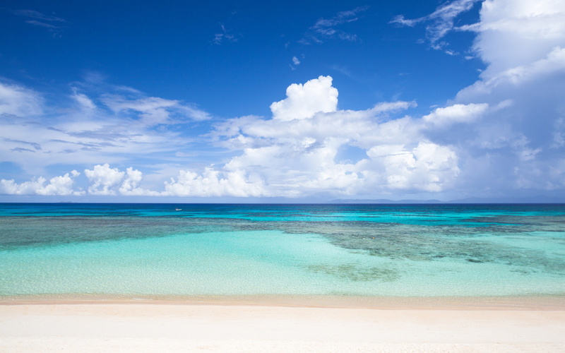 hateruma, clouds, ocean, japan, hd, 2K, white, scenery, island