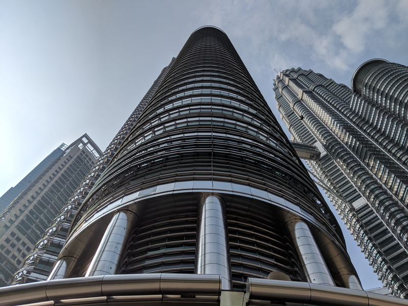 day, kuala lumpur, malaysia, corner, building, apartment building, 4K, travel destinations, tall - high, window, tower, asphalt, modern, steeple, skyscraper