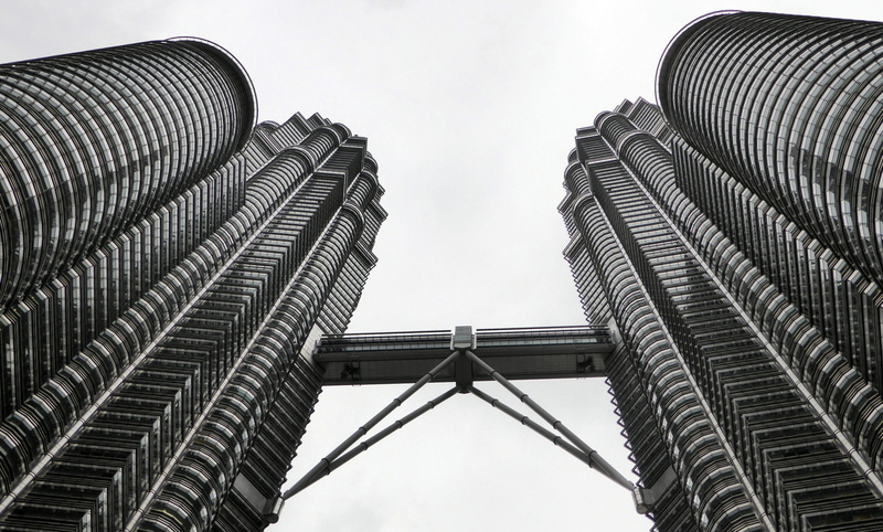 sky, kuala lumpur, elevated, travel destinations, architecture, skyscraper, no people, day, shiny, kl, office building exterior, malaysia, nature, clear sky