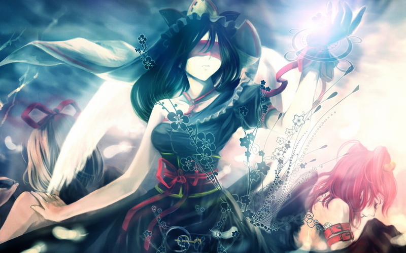 onozuka, komachi, Onozuka Komachi, anime, phantasm, nature, kurehito, hd, medicine, Touhou, shikieiki, art, misaki, 720P, melancholy, girls, flowers, yamaxanadu