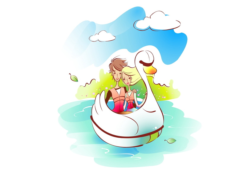 sky, representation, fun, still life, sea, white background, happiness, backgrounds, flowering plant, food, riding, image, couple, art, animal themes, close-up