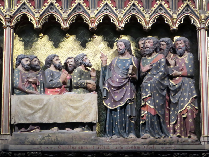 representation, built structure, human representation, low angle view, 4K, no people, way of the cross, ornate, history, notre-dame, building, creativity