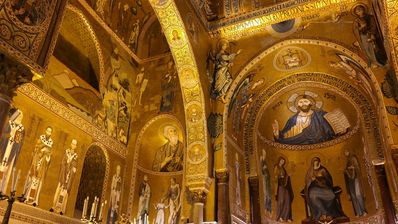 Sicily, Palermo, Cappella Palatina, Italy, the Cappella Palatina, chapel, 2K, Palace of the Normans