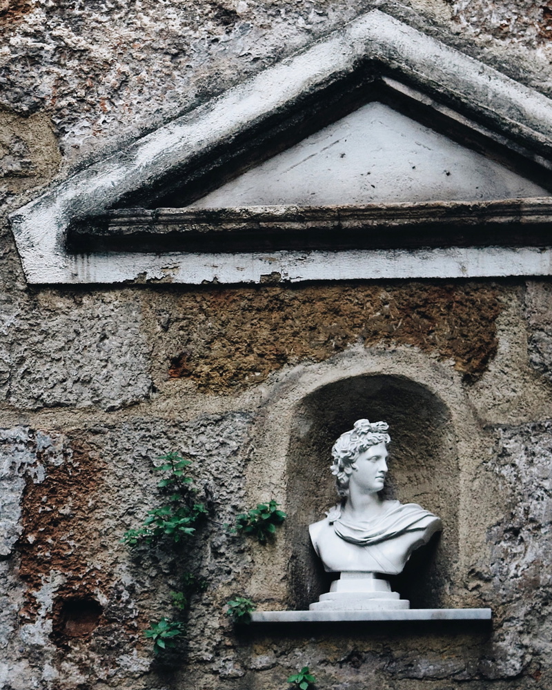 2K, history, italy, angel, belief, palermo, day, wall, spirituality, italia, statue, art and craft, no people, architecture, low angle view, sculpture