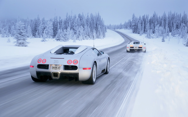 car, silver, tree, transportation, Bugatti Veyron, snow, blurred motion, travel, nature, cold temperature, buggati, land vehicle, snowy, day, mode of transportation