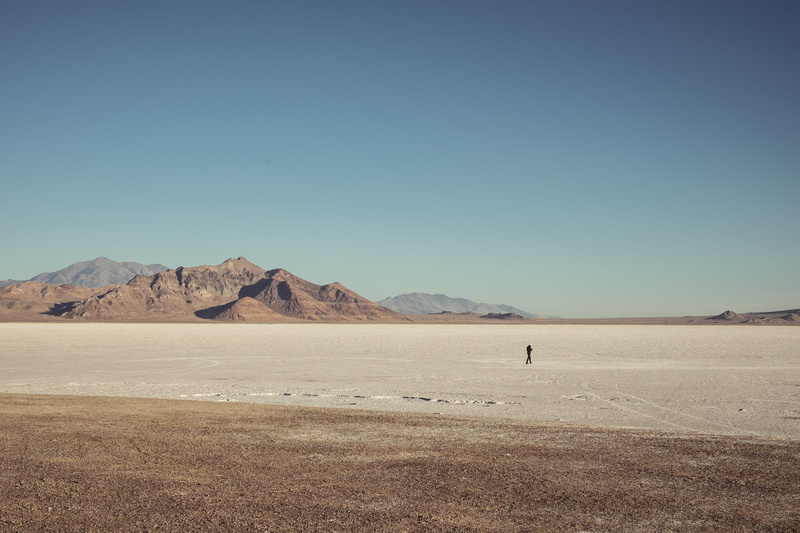 tranquility, landscape, land, scenery, middle, 4K, dessert, water, arid climate, walking, outdoors, man, coast, copy space, ocean, grey, environment, nature