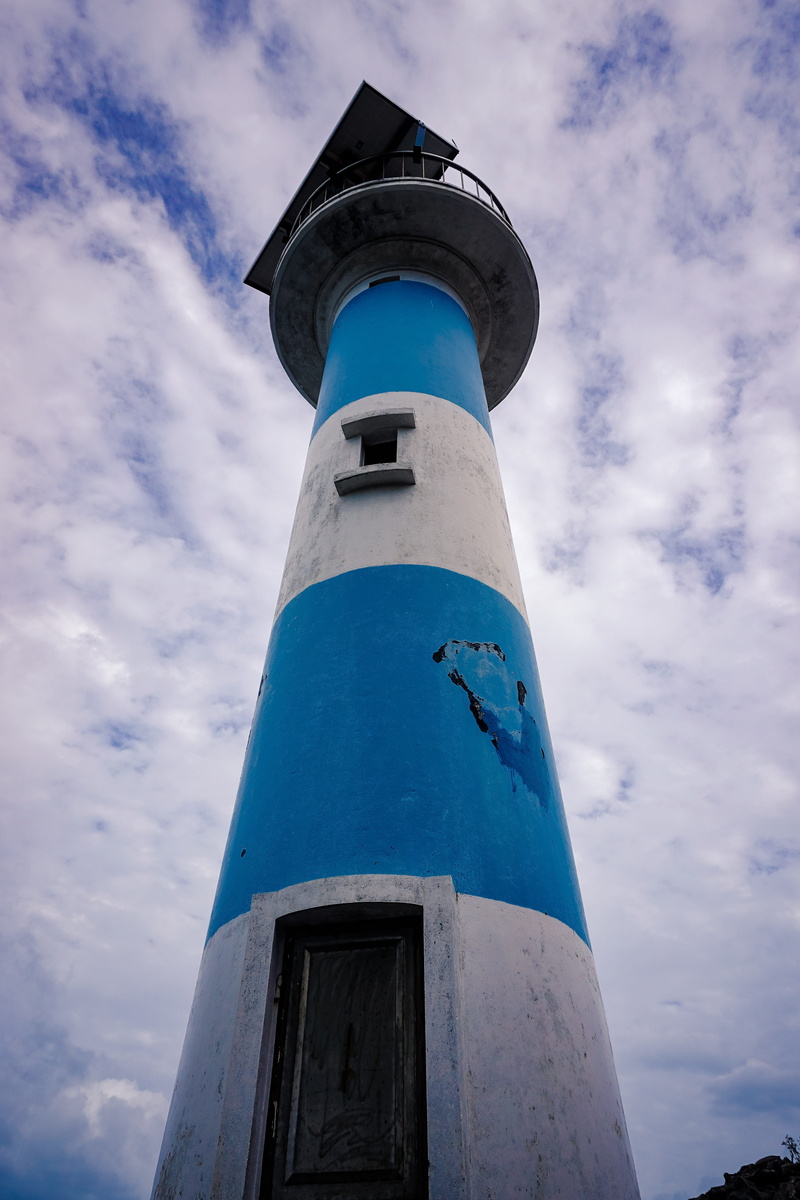 Sky, built structure, harbor, beach, cloud - sky, scenic, coastline, navigation, tall - high, building, water, 5K, tower, light, protection, vacation