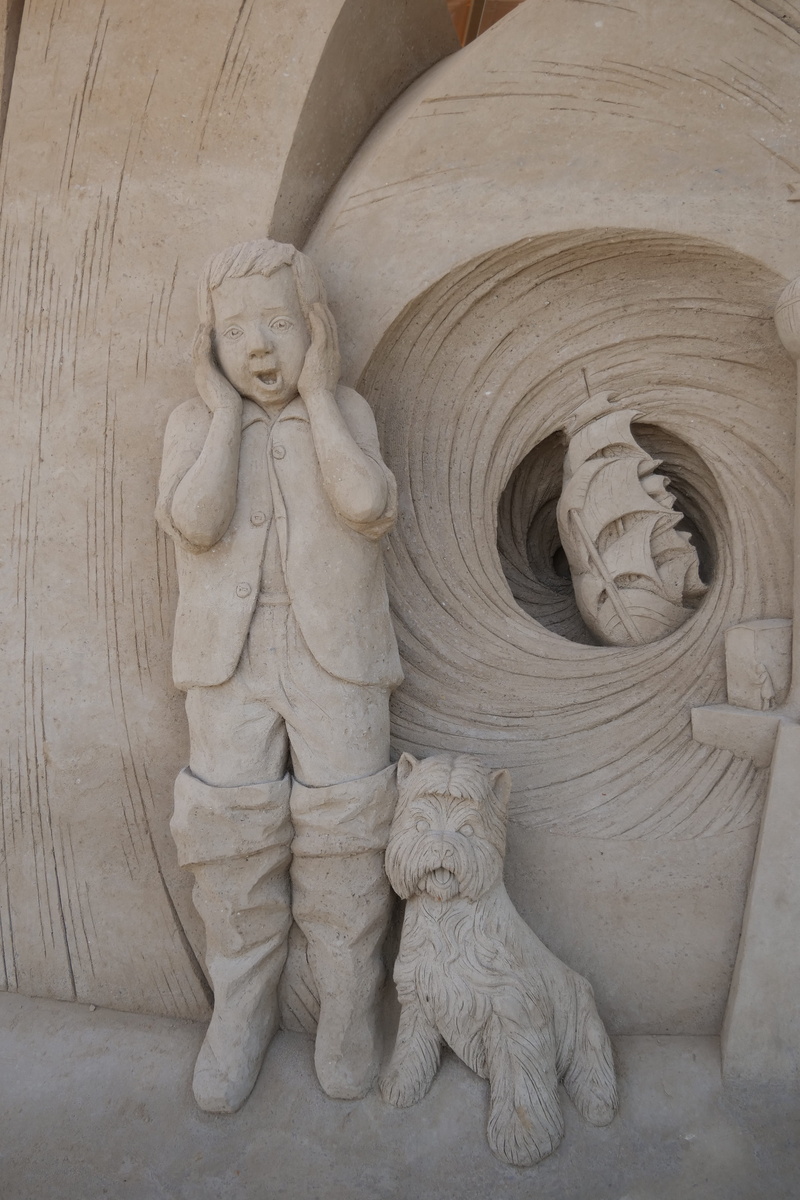 craft, statue, art, carving - craft product, sand sculptures, human representation, sand picture, sand, 5K, history, sandburg, artists, solid, no people