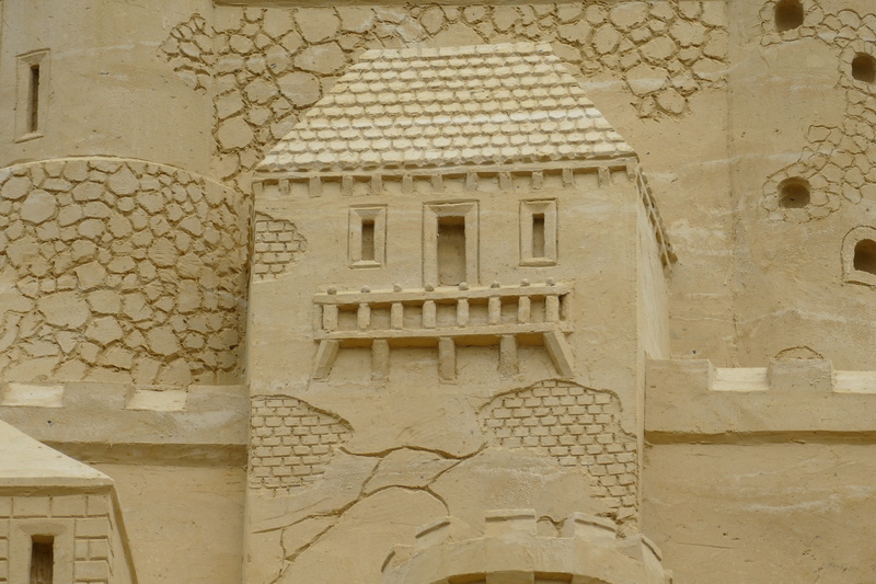 no people, day, wall - building feature, art, architecture, sandburg, ancient, craft, outdoors, sand, north landscape park, stone material, home, art and craft