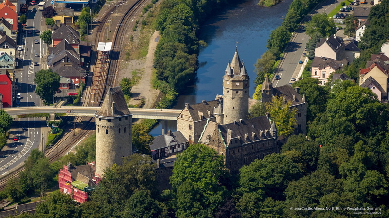 germany, north, westphalia, altena, Europe, rhine, 2K, castle