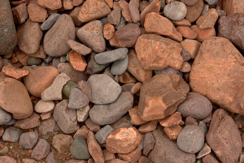 high angle view, stony, eroded, nature, pattern, pebble, stones, outdoors, material, no people, 4K, large group of objects, day, stack, beach gravel, outdoor