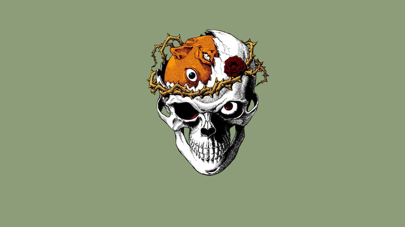 rose, thorns, Kentaro Miura, 1080P, Berserk, Beherit, skull