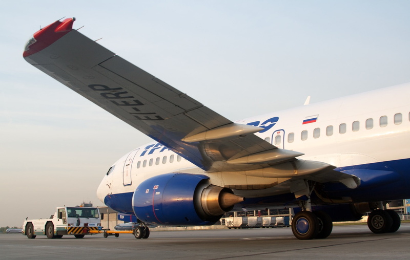 Boeing, B-737, 1080P, passenger, Transaero, airport, the plane, turbine, 33S, wings