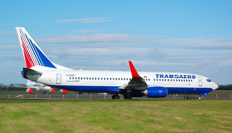 the plane, passenger, B-737, Transaero, wings, Boeing, airport, 800, 1080P, turbine