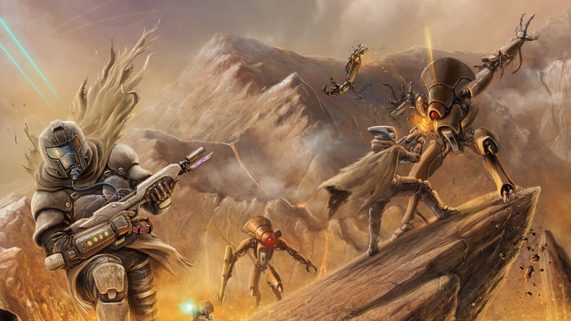 Destiny 2 (video game), Vex, science fiction, video games, 1080P, Mercury, robot, war, soldier, video game art