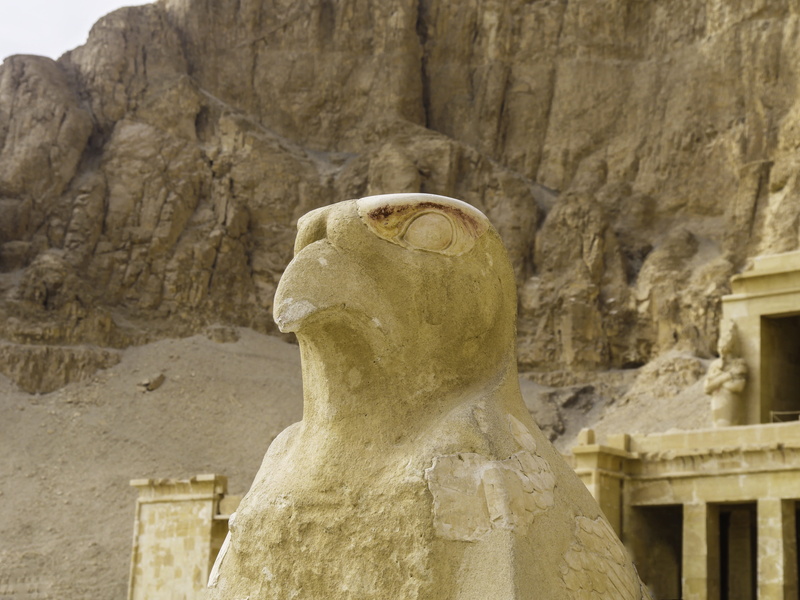 human representation, war god, falcon, male likeness, hatshepsut, stone, bird, archaeology, representation, no people, art and craft, travel, old, stone figure