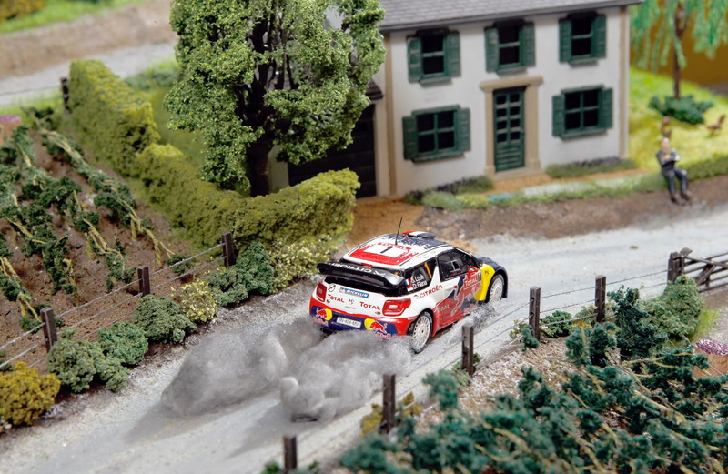 DS3, WRC, Citroen, Model, Rally, House, Sebastien Loeb, Layout, Diorama, 1080P, Machine, The building