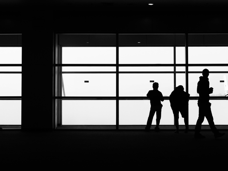 glass - material, leisure activity, shadow, white, adult, indoors, communication, chiangmai, window, thailand, men, full length, travellers, built structure