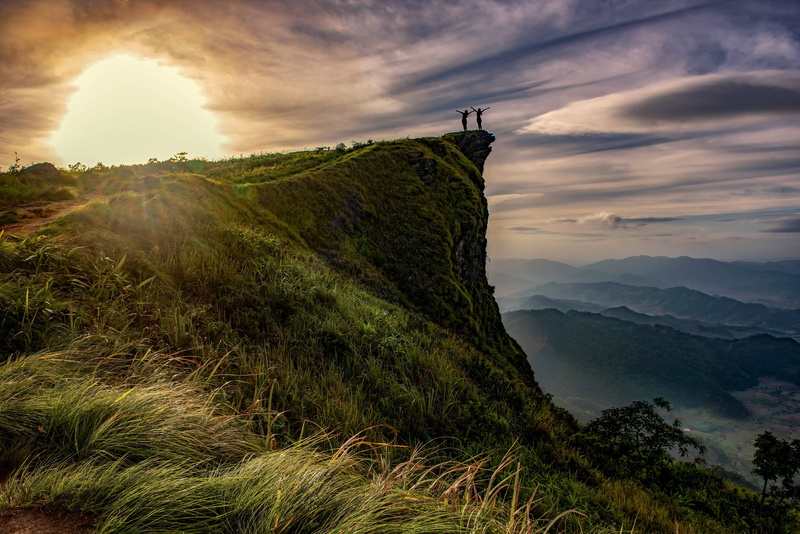 cloud - sky, adventure, rai, sky, beauty in nature, mountain range, no people, hiking, tranquility, 4K, scenics - nature, mountain, dawn, land, plant