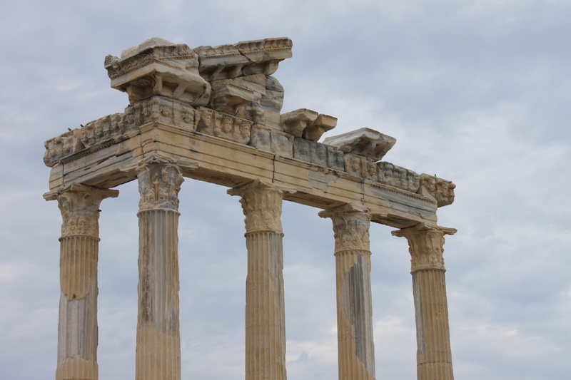 side, ancient, tourism, architectural column, built structure, no people, history, ancient times, temple, weathered, archaeology, deterioration, the past