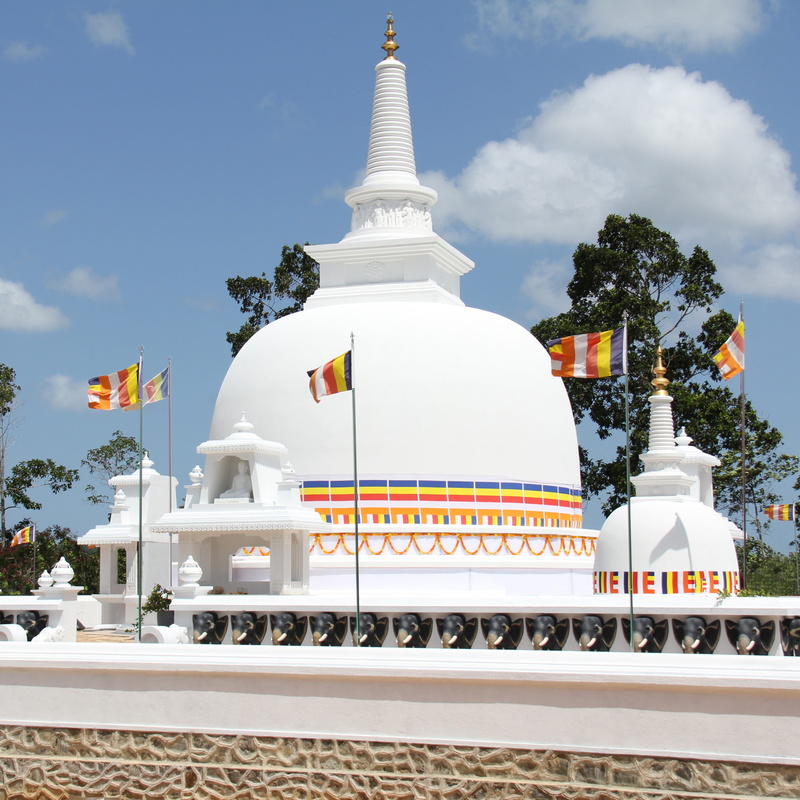 cloud - sky, monk, building, sky, travel, flag, flags, religion, spirituality, temple, buddha, nature, travel destinations, architecture, pagoda, outdoors