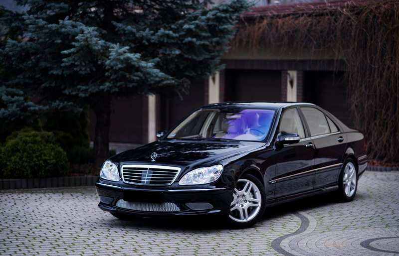 Legend, W220, Mercedes, Black, Classic, S500, 1080P