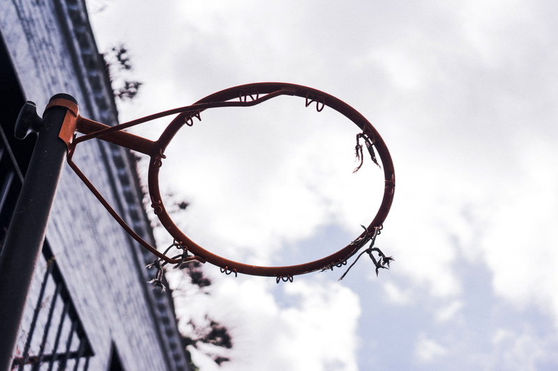 sphere, nature, net, metal, without, basketball, day, public domain, sport, reflection, basketball - sport, Basketball Hoop, cloud - sky, hoop, clouds