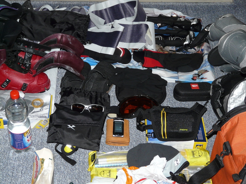 equipment, skins, ski tour equipment, typical cuisine, outdoors, car, choice, 2K, mobile phone, sunglasses, safety, ski boots, gloves, large group of objects