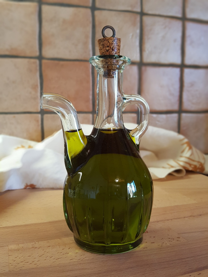 jar, mediterranean diet, food and drink, italian cuisine, flooring, oil, transparent, sano, extra virgin olive oil, kitchen, tuscany, green, focus on foreground
