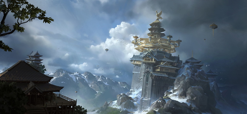 fantasy art, lok du, 1080P, digital art