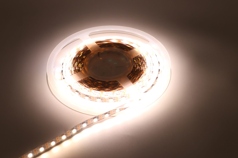 ledtape, cofled, 5K, close-up, no people, ledstrip, geometric shape, indoors, flexible, food and drink, household equipment, single object, colorful, led