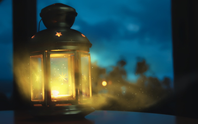 lamp, magic, light, lantern, circles, bokeh, 2K, night, 2560x1600, macro, patterns