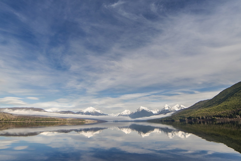 white, water, snow, alberta, clouds, calm, outdoors, lake, glacier national park, peak, scenics, non-urban scene, sky, cloud - sky, skyline, beauty in nature