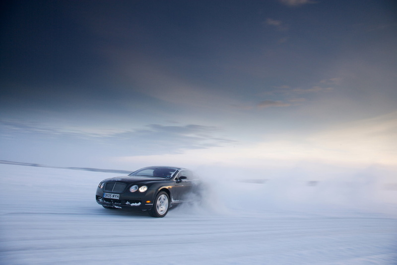 road, side View, new, cloud - Sky, background, Bentley, no People, snow, scenics, speed, sky, cold - Temperature, personal Land Vehicle, sports Car, highway