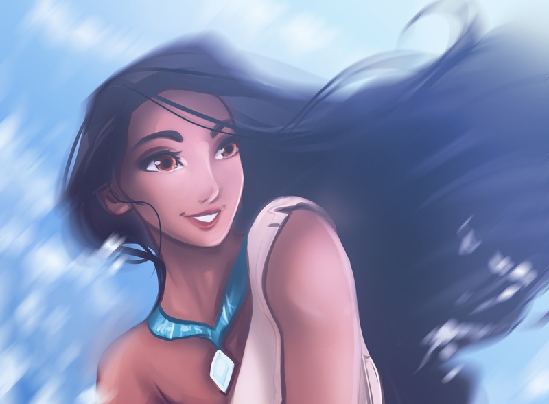 by Kachumi, cartoon, 2K, Pocahontas