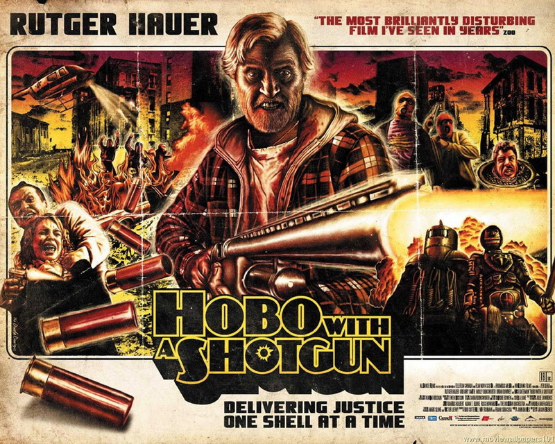 comedy, shotgun, action, poster, 2K, hobo, thriller