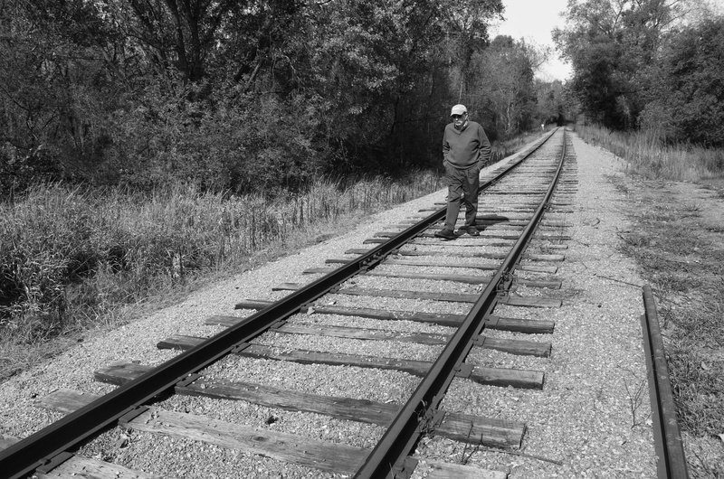 men, hiker, diminishing perspective, railroad track, 4K, bum, person, the way forward, vagrant, transportation, rear view, direction, lifestyles, man
