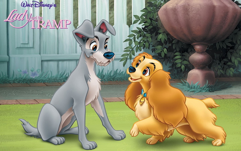 art and craft, craft, mammal, no people, figurine, celebration, human representation, decoration, 720P, outdoors, close-up, plant, nature, lady and the tramp
