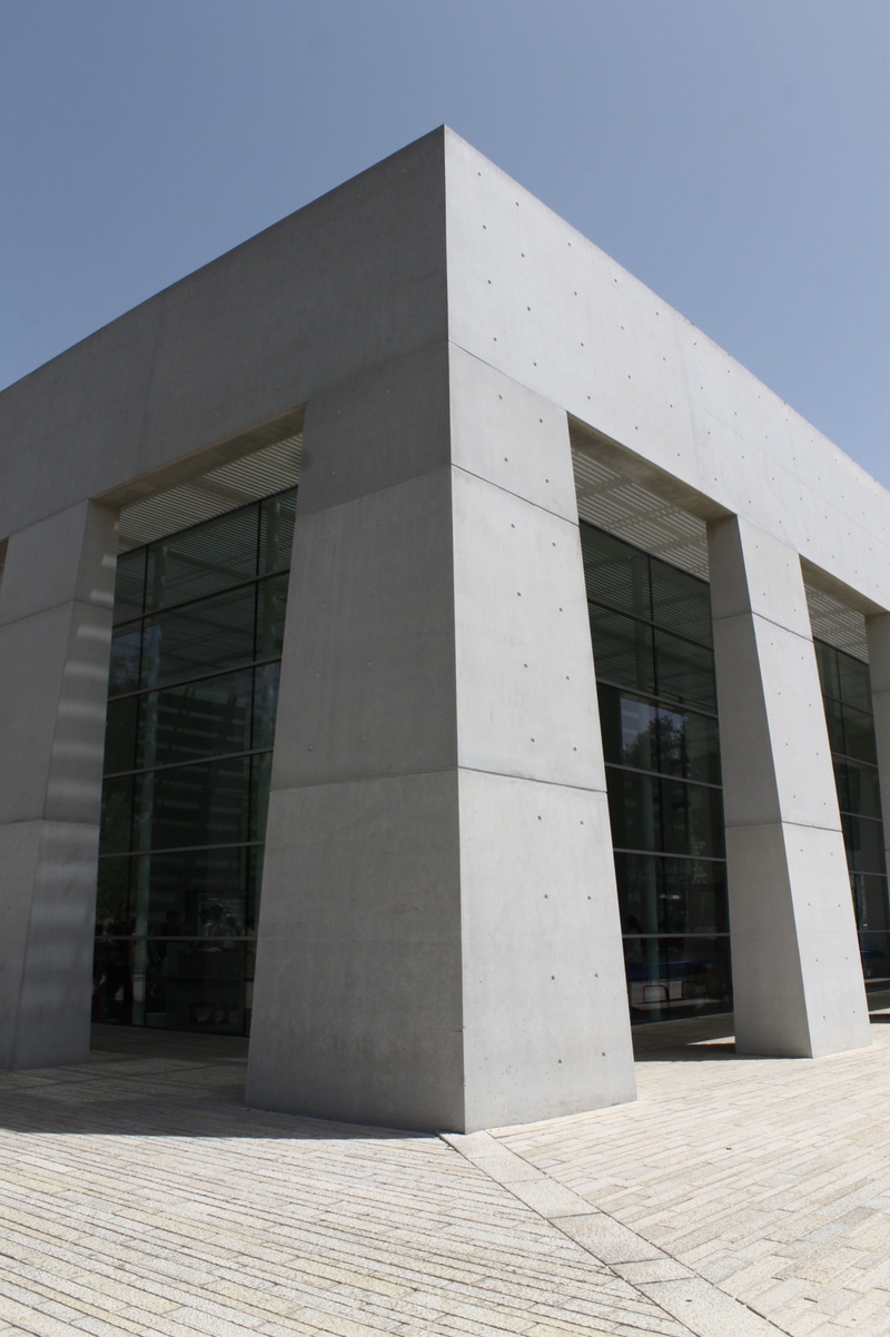 office building exterior, built structure, shadow, architecture, glass - material, office, modern, building exterior, low angle view, outdoors, jerusalem