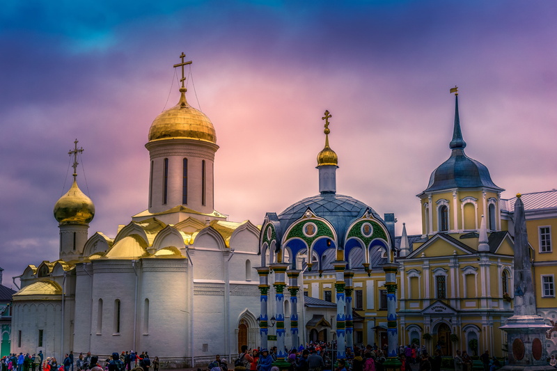 belief, ancient, historic, religious, illustration, temple, outdoors, gold, city, people, crowd, landscape, spirituality, cathedral, building, monastery