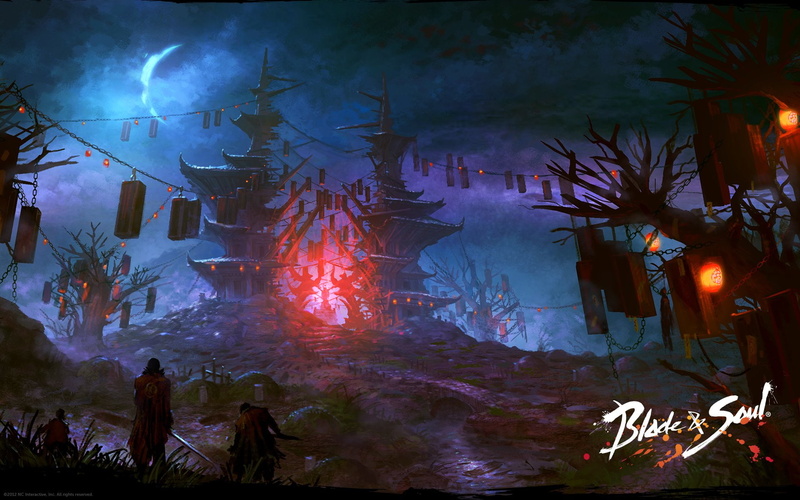 1080P, Sanctuary, Blade and Soul, Video Game, Dark