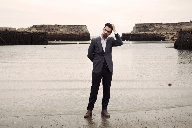 males, suit, 4K, full length, actor, men, well-dressed, standing, business, young men, mid adult, water, outdoors, one person, Dan Stevens, young adult