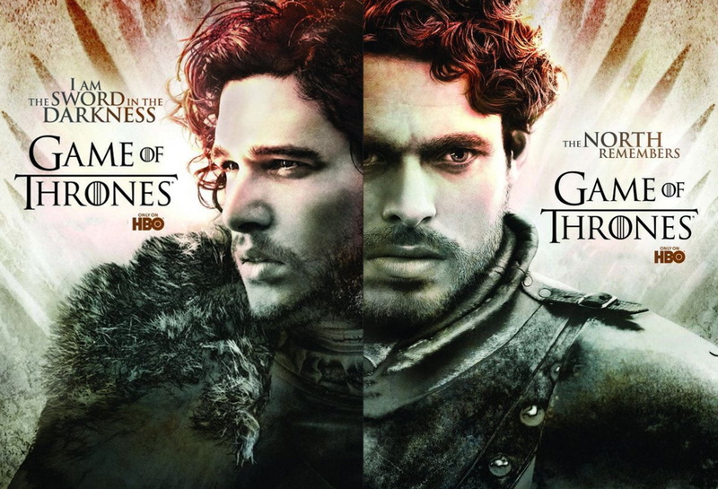 TV Show, Robb Stark, Jon Snow, 1080P, Kit Harington, Richard Madden, Game Of Thrones