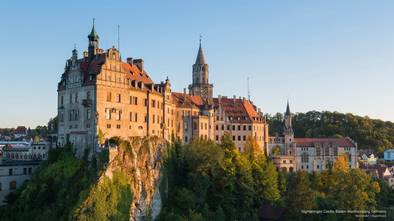 2K, castle, baden, germany, wurttemberg, Architecture, sigmaringen