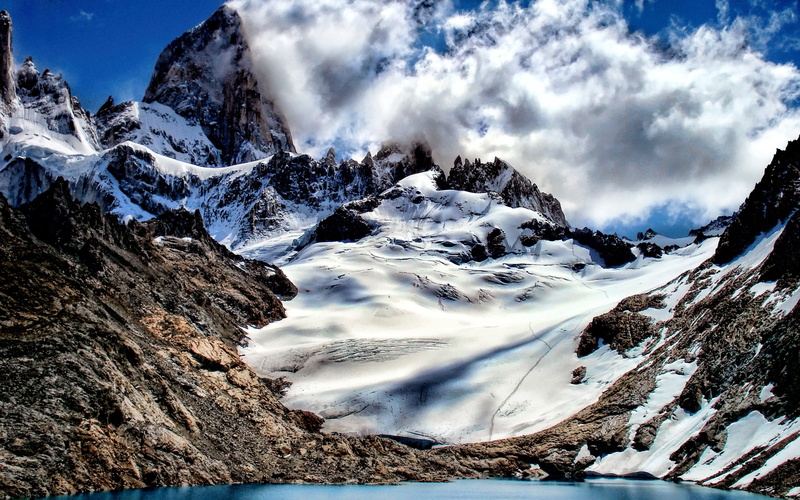 landscape, cloudy, european Alps, snow, Al, mountain Peak, argentina, mountain, snowy, snowy mountain, blue, scenics, roy  montaña, 2K, sky, pie, outdoors