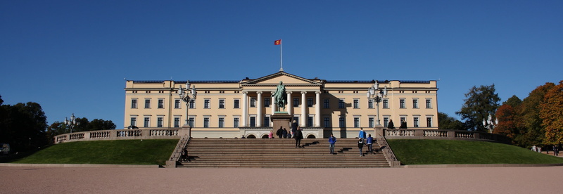 flag, sunny, history, clear sky, the past, castle, norway, politics, capitol, oslo, courthouse, outdoors, no people, front, politics and government, people