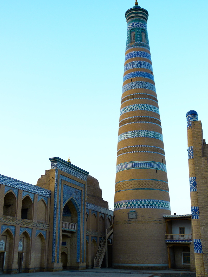 tall - high, travel destinations, outdoors, building exterior, architecture, architectural column, nature, skyscraper, city, morning, tower, chodja islam minaret