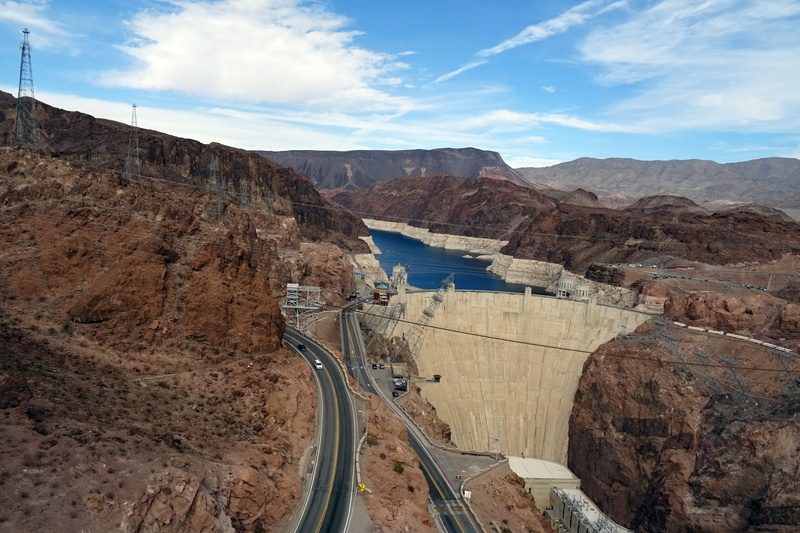 travel destinations, river, environment, hydroelectric power, power, colorado, landmark, mountain, tourism, fuel and power generation, 2K, travel, dam
